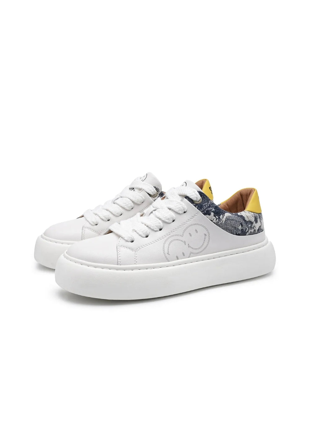 SMILEY丨Men's Lightweight Smiley Leather Sneakers - PSYLOS 1, SMILEY丨Men's Lightweight Smiley Leather Sneakers, Casual Sneakers, SMILEY•JAPAN, PSYLOS 1